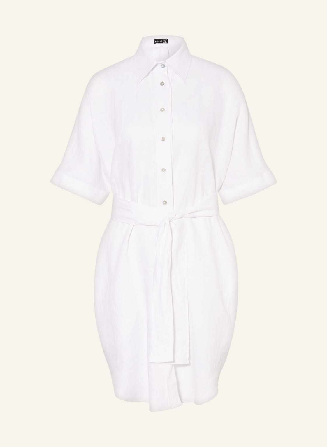 Image of Van Laack Hemdblusenkleid Khama Aus Leinen weiss