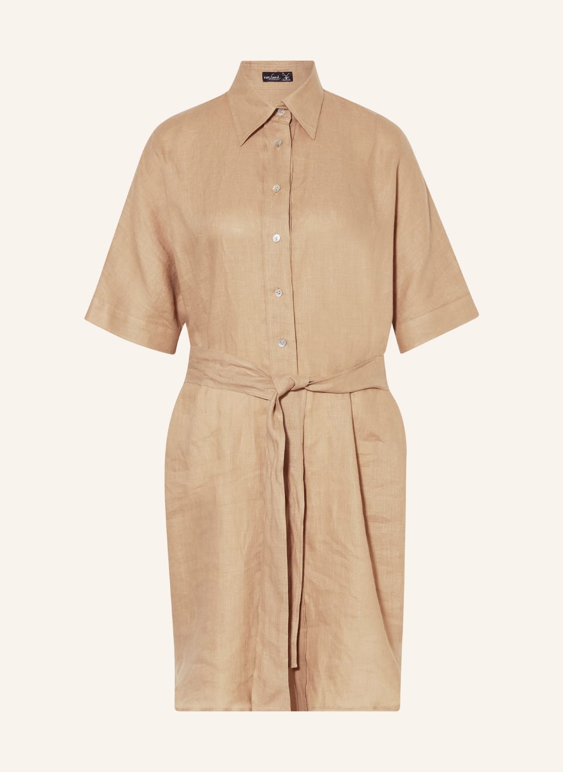Image of Van Laack Hemdblusenkleid Khama Aus Leinen beige