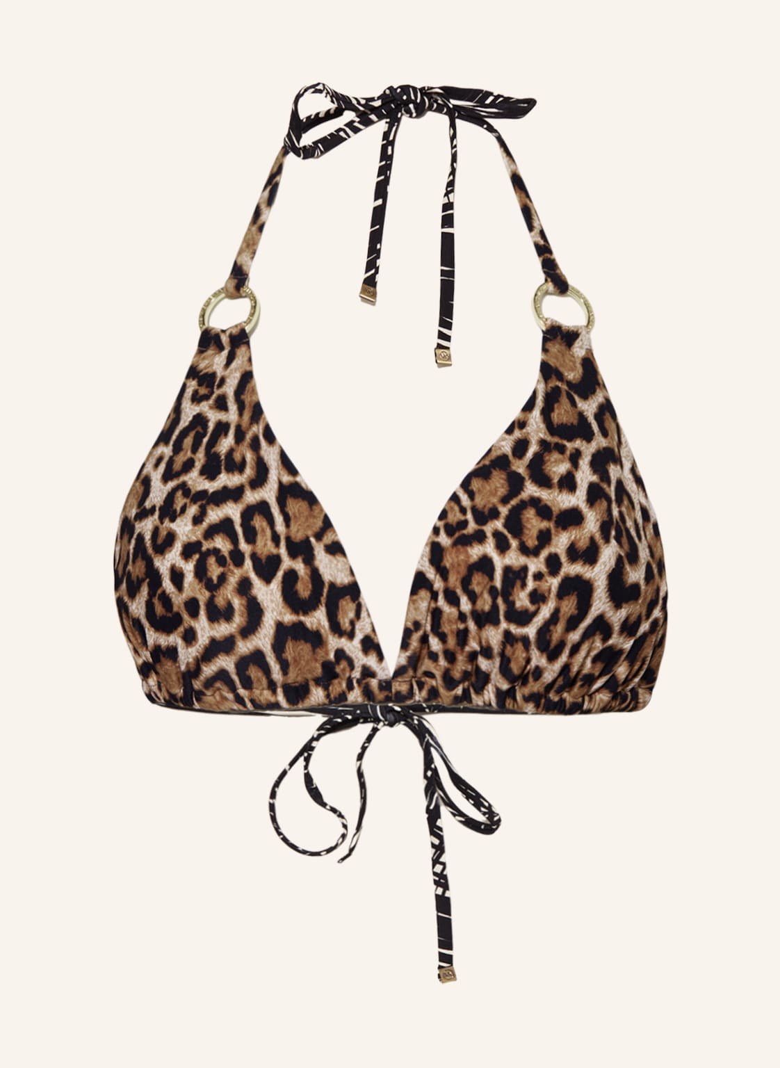 Image of Michael Kors Triangel-Bikini-Top Wildcat braun