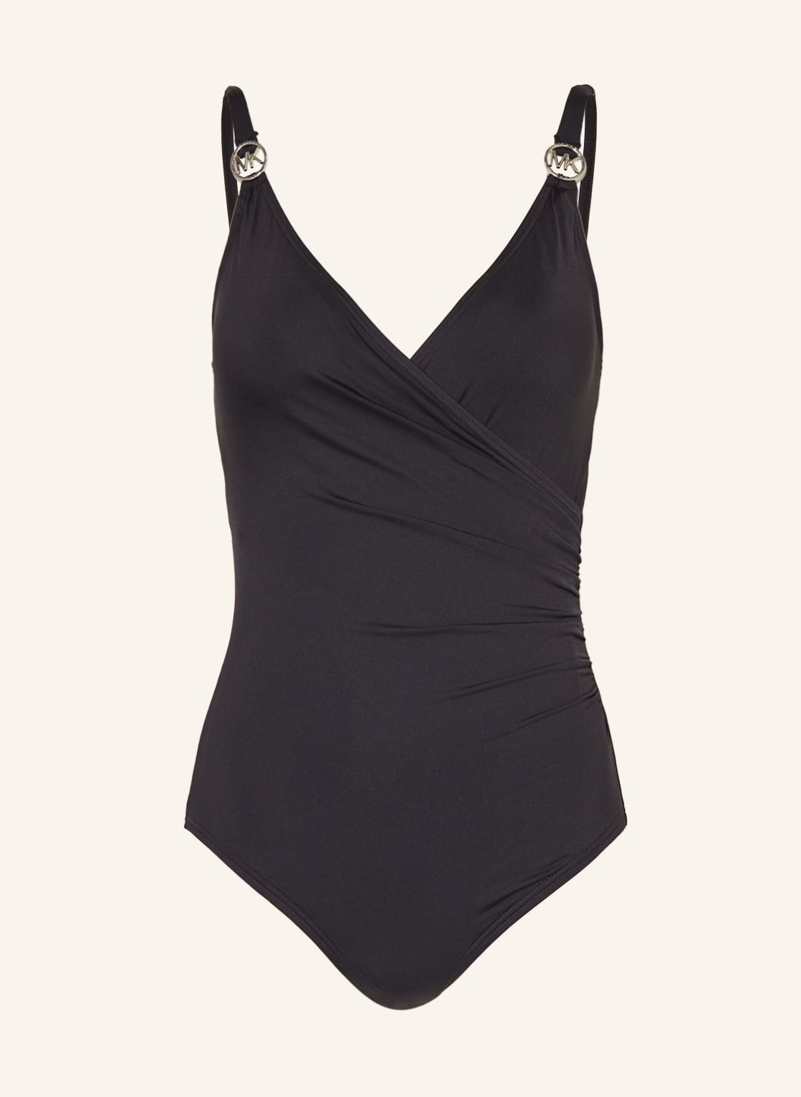 Image of Michael Kors Badeanzug Iconic Solids schwarz