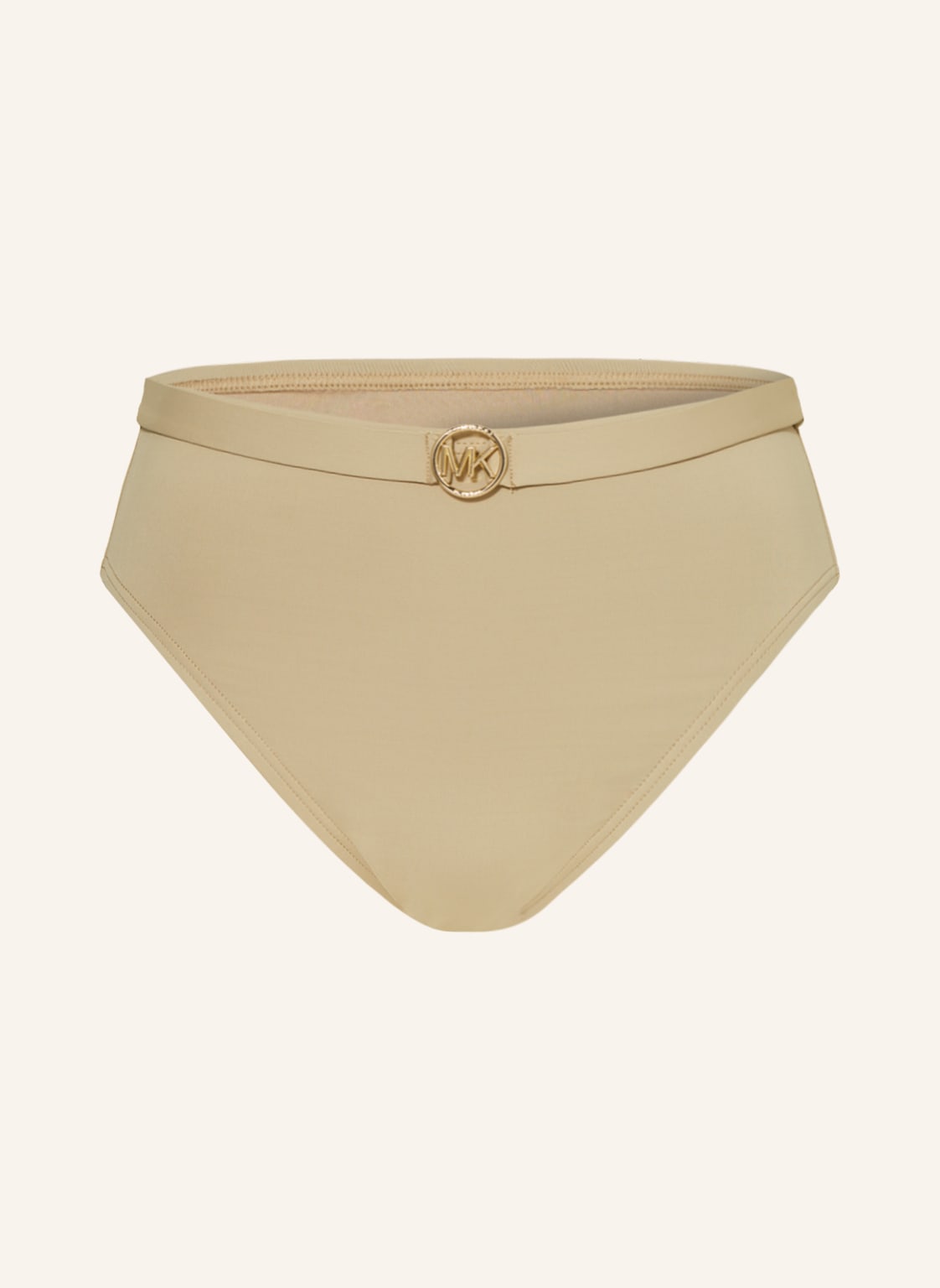 Image of Michael Kors High-Waist-Bikini-Hose Iconic Solids gruen