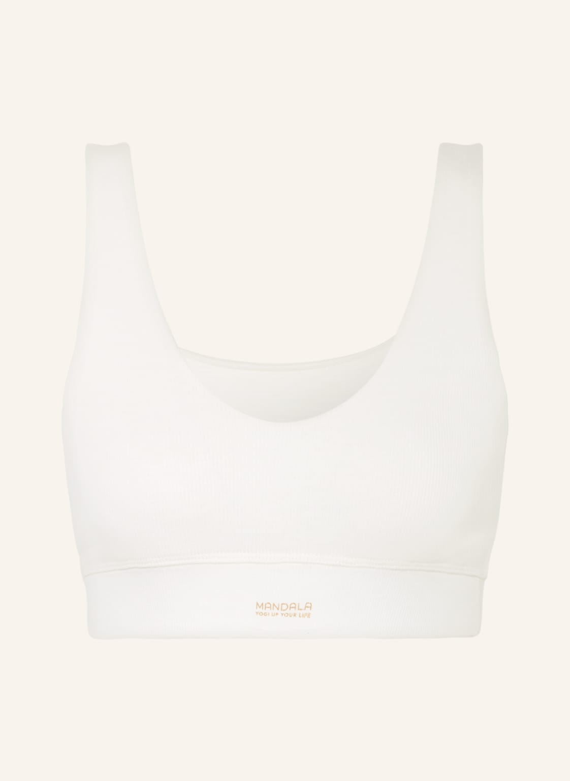 Image of Mandala Sport-Bh Basic Ribbed weiss