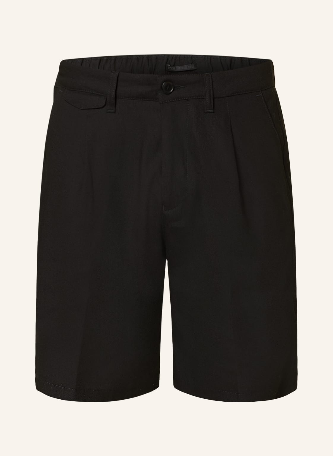 Image of Drykorn Shorts Abroad Mit Leinen schwarz