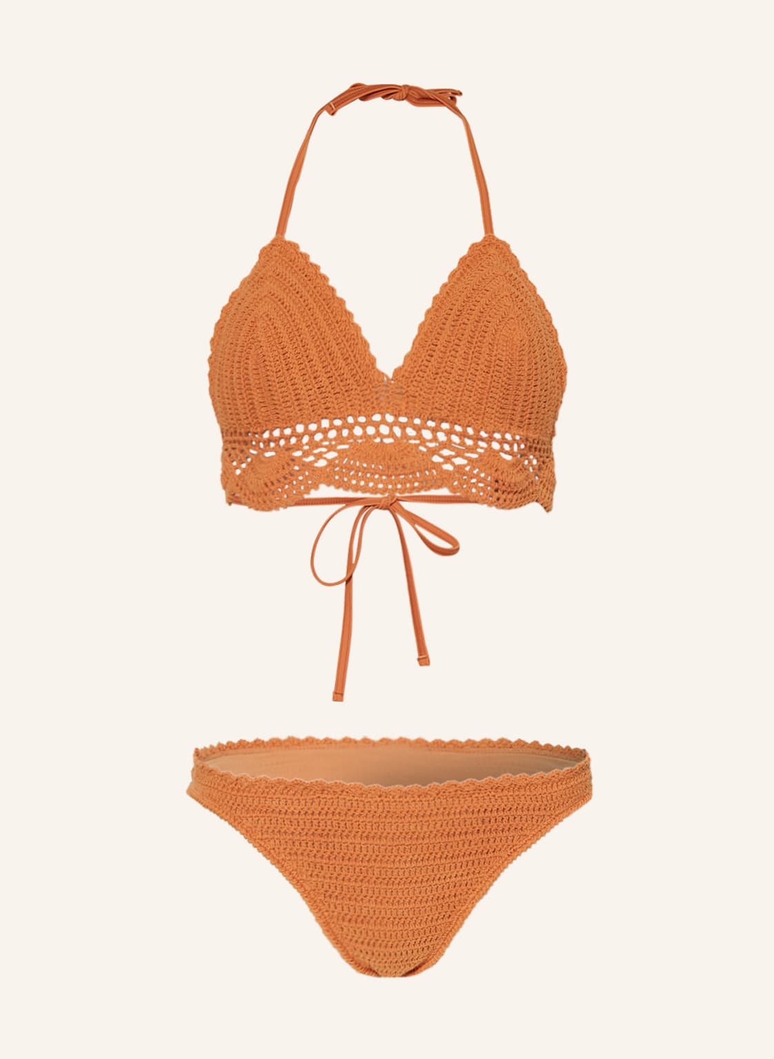 Image of Beachlife Triangel-Bikini Sienna Crochet rot