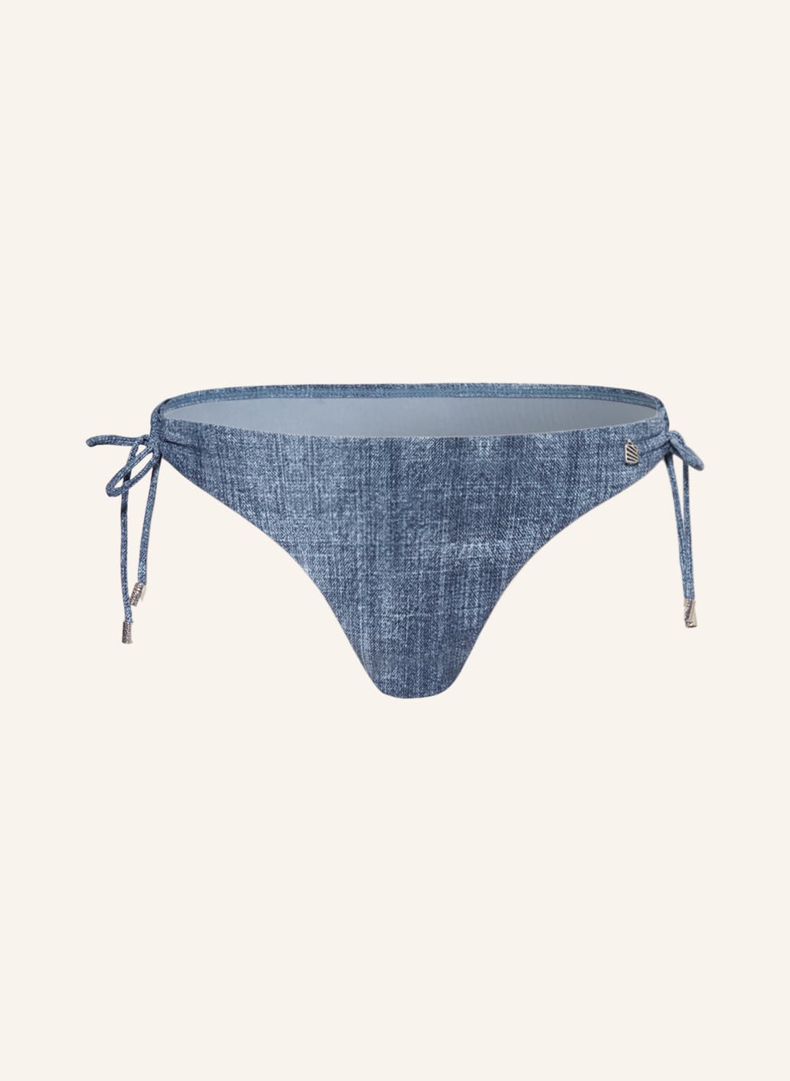 Image of Beachlife Triangel-Bikini-Hose Denim blau