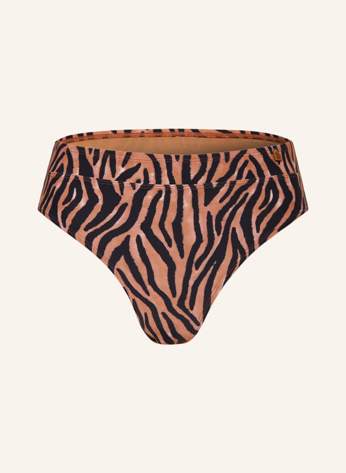 Image of Beachlife High-Waist-Bikini-Hose Soft Zebra braun