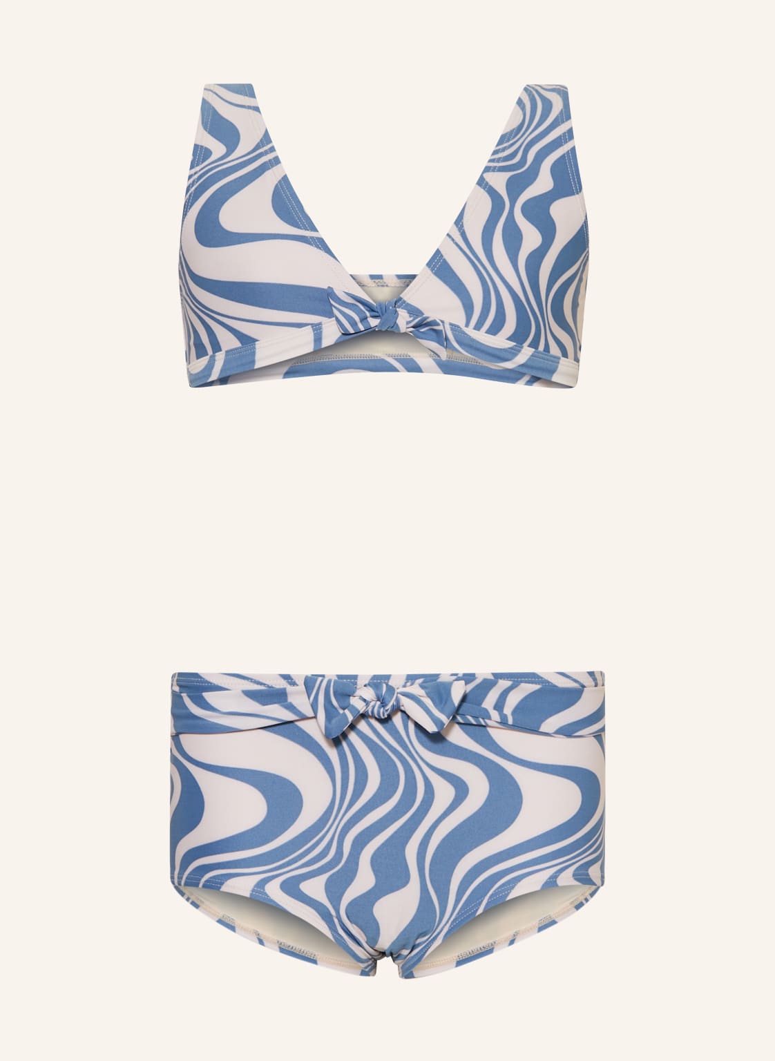 Image of Beachlife Bralette-Bikini Swirl beige