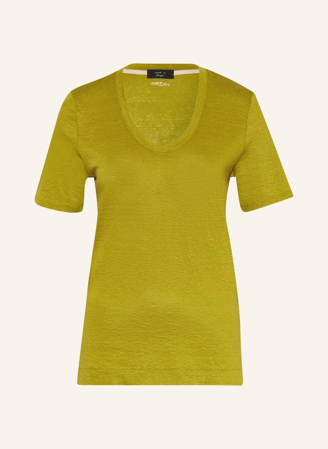 Image of Marc Cain T-Shirt Aus Leinen gruen