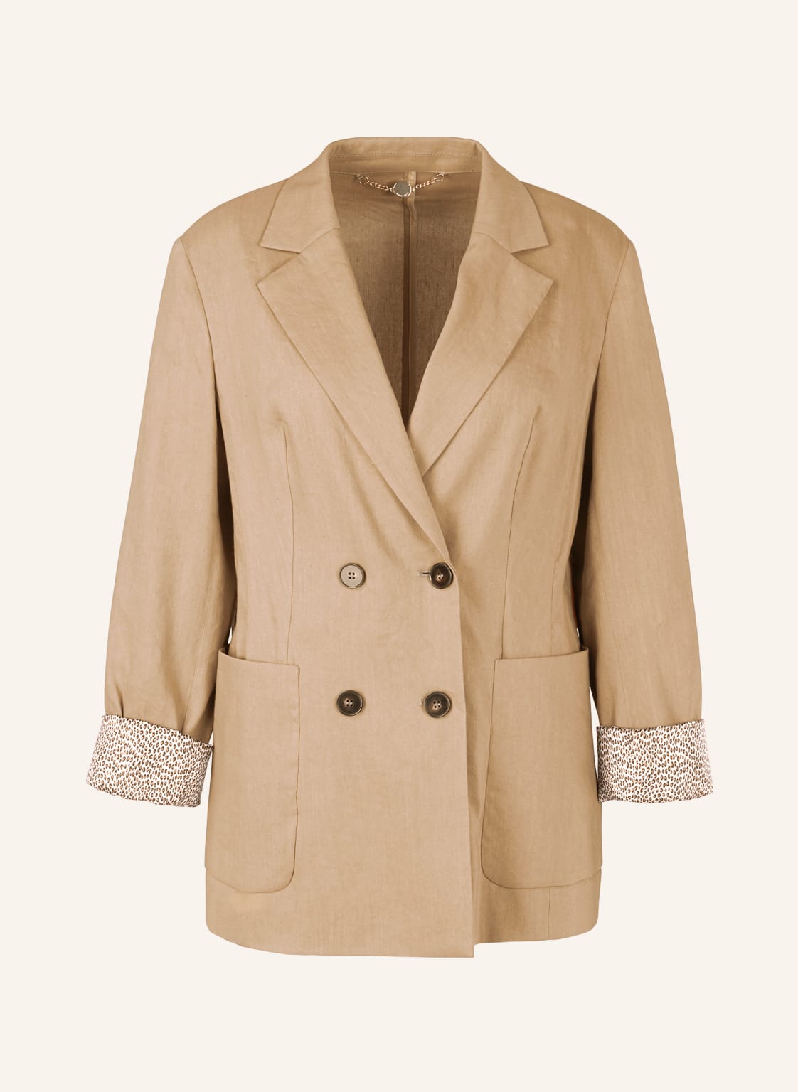 Image of Marc Cain Blazer Mit Leinen beige