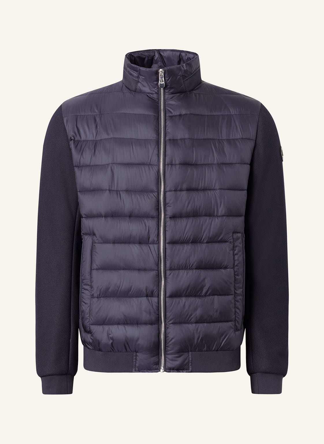 Image of Joop! Steppjacke Im Materialmix blau