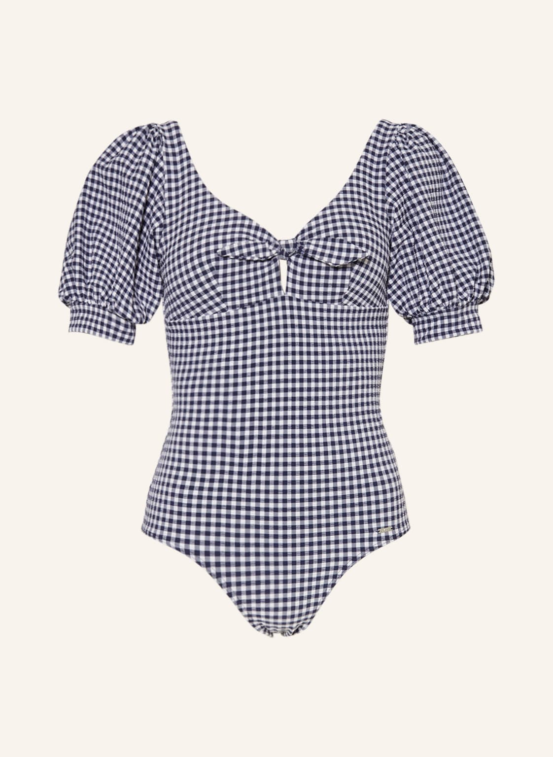Image of Cyell Badeanzug Gingham blau