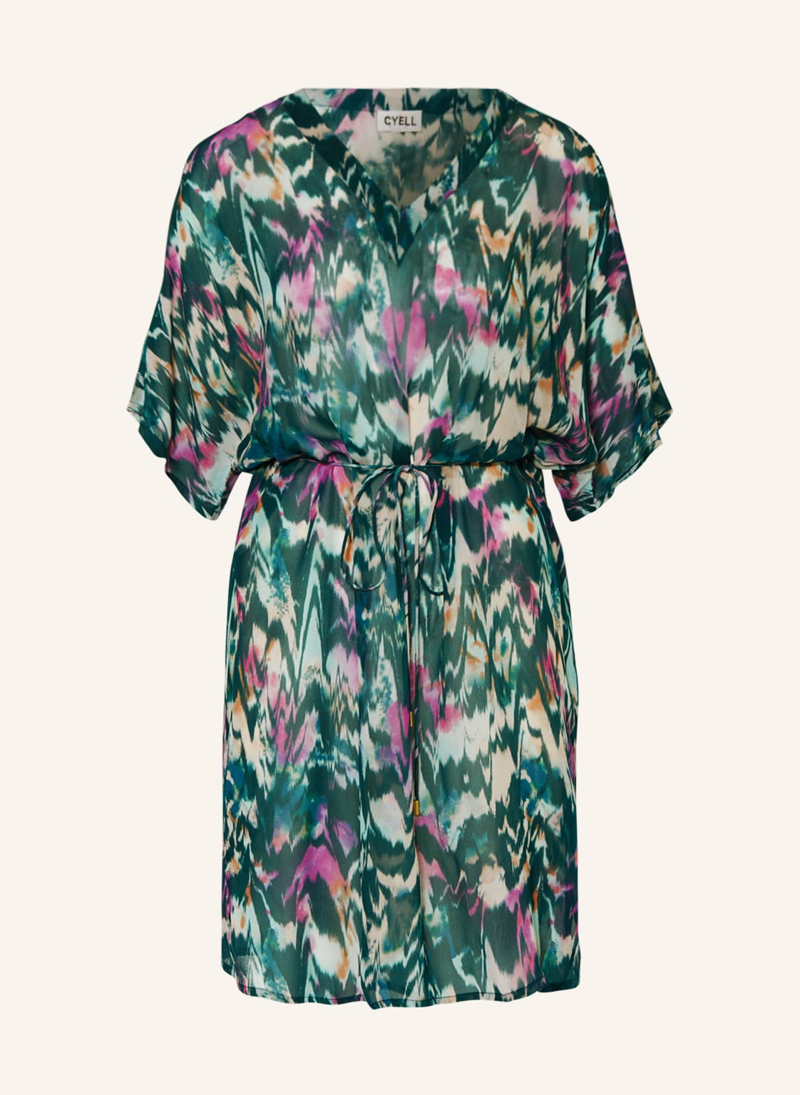 Image of Cyell Tunika Ikat Teal gruen