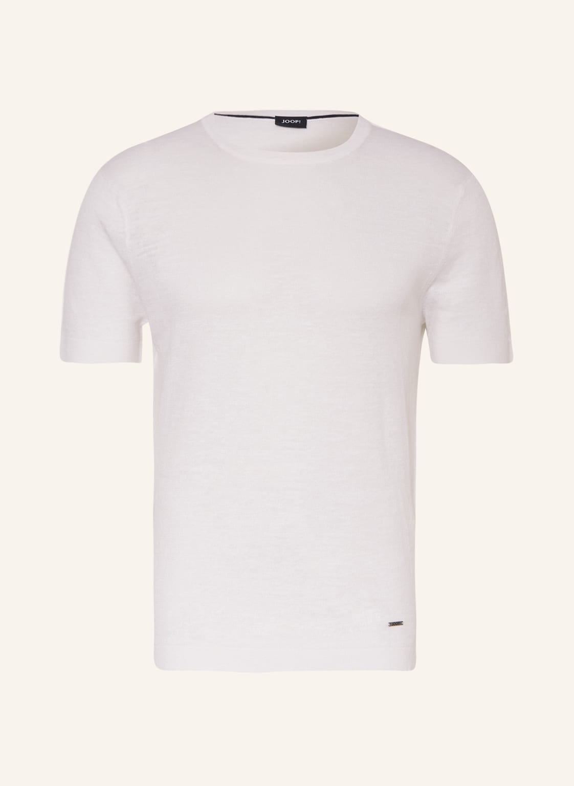 Image of Joop! T-Shirt Mit Leinen weiss