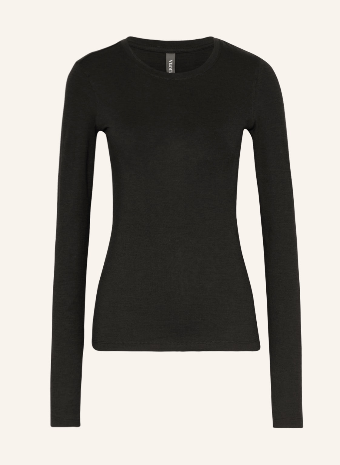 Image of Vuori Longsleeve Lux Crew schwarz