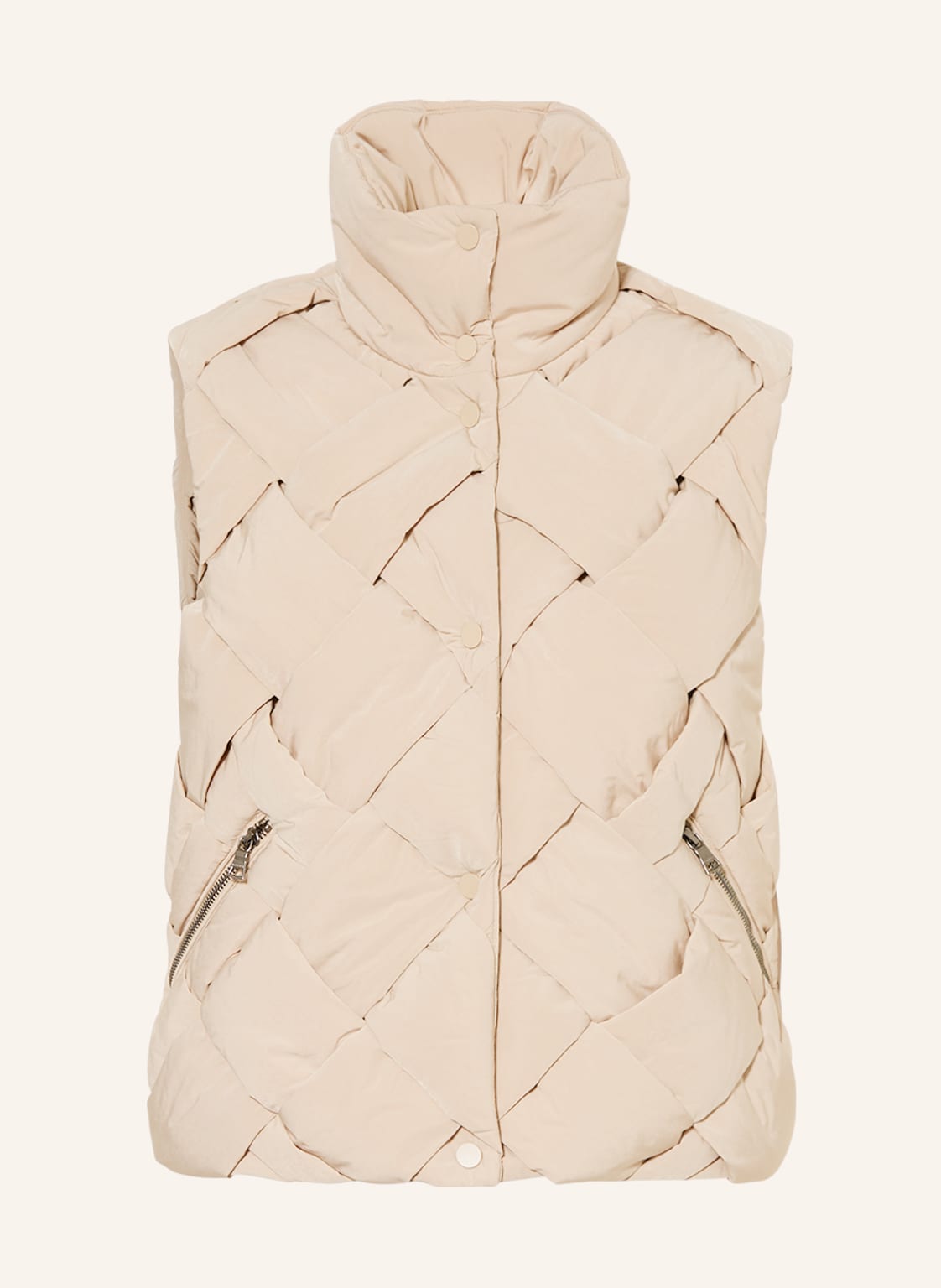 Image of Blonde No.8 Steppweste Katja beige