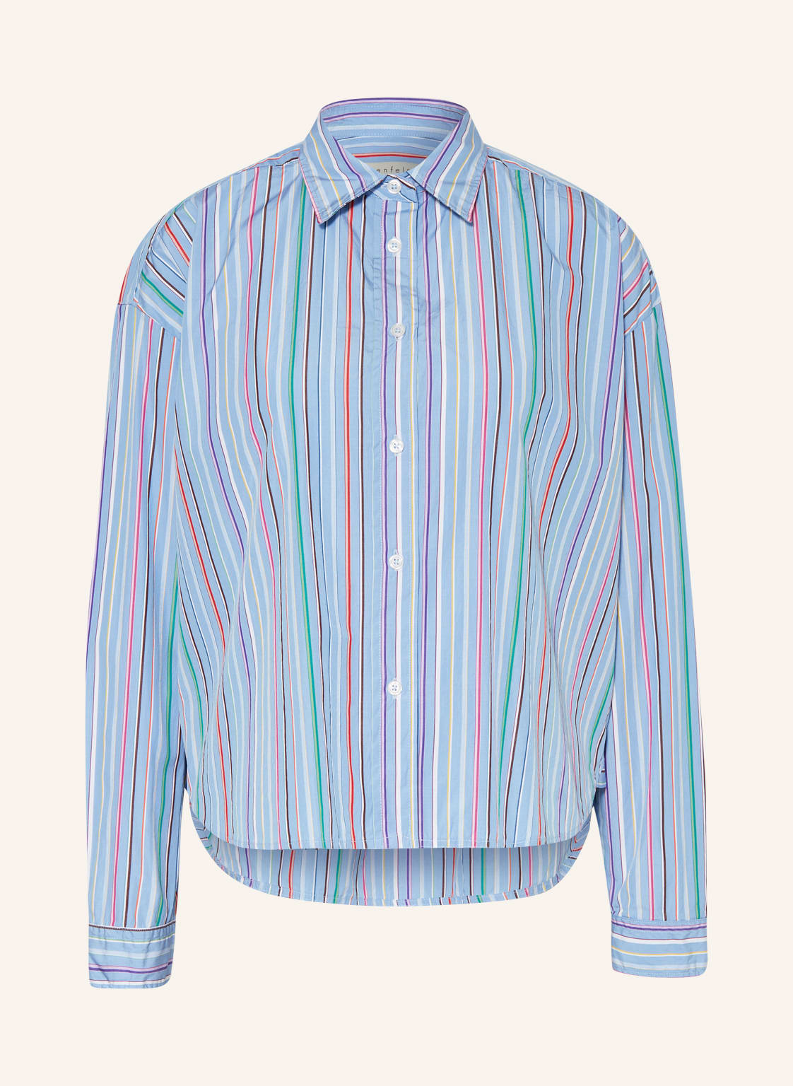 Image of Lilienfels Oversized-Hemdbluse blau