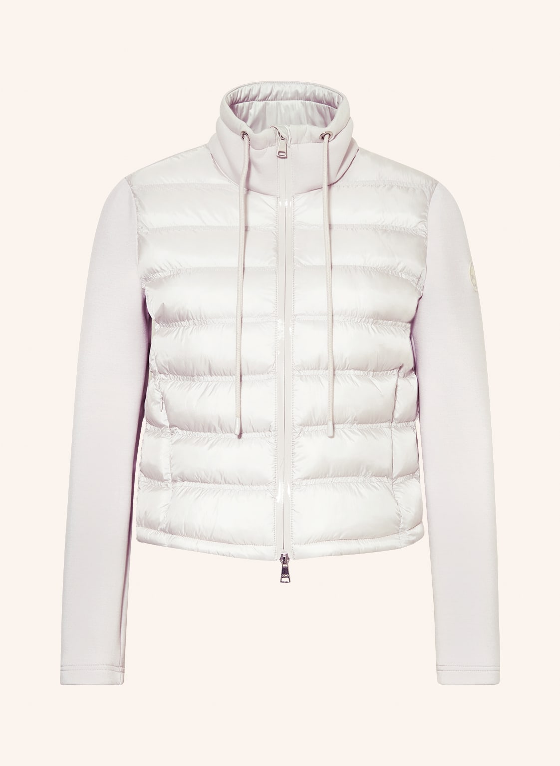 Image of No.1 Como Steppjacke Liva Im Materialmix grau