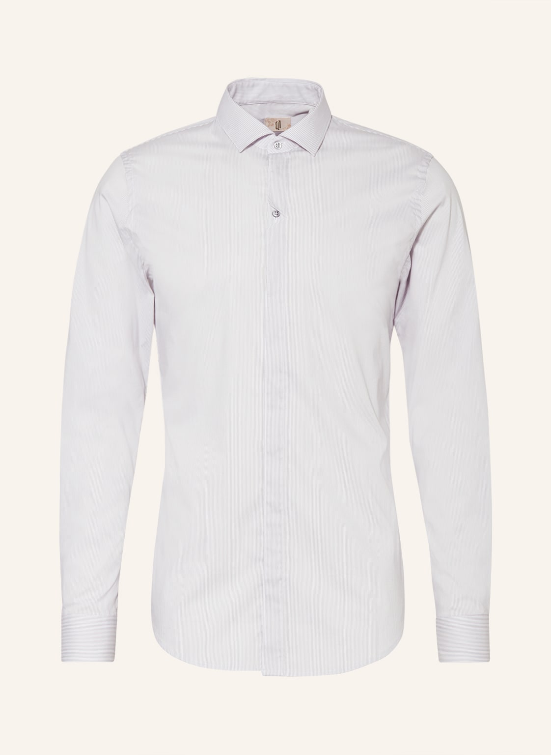 Image of q1 Manufaktur Jerseyhemd Extra Slim Fit grau