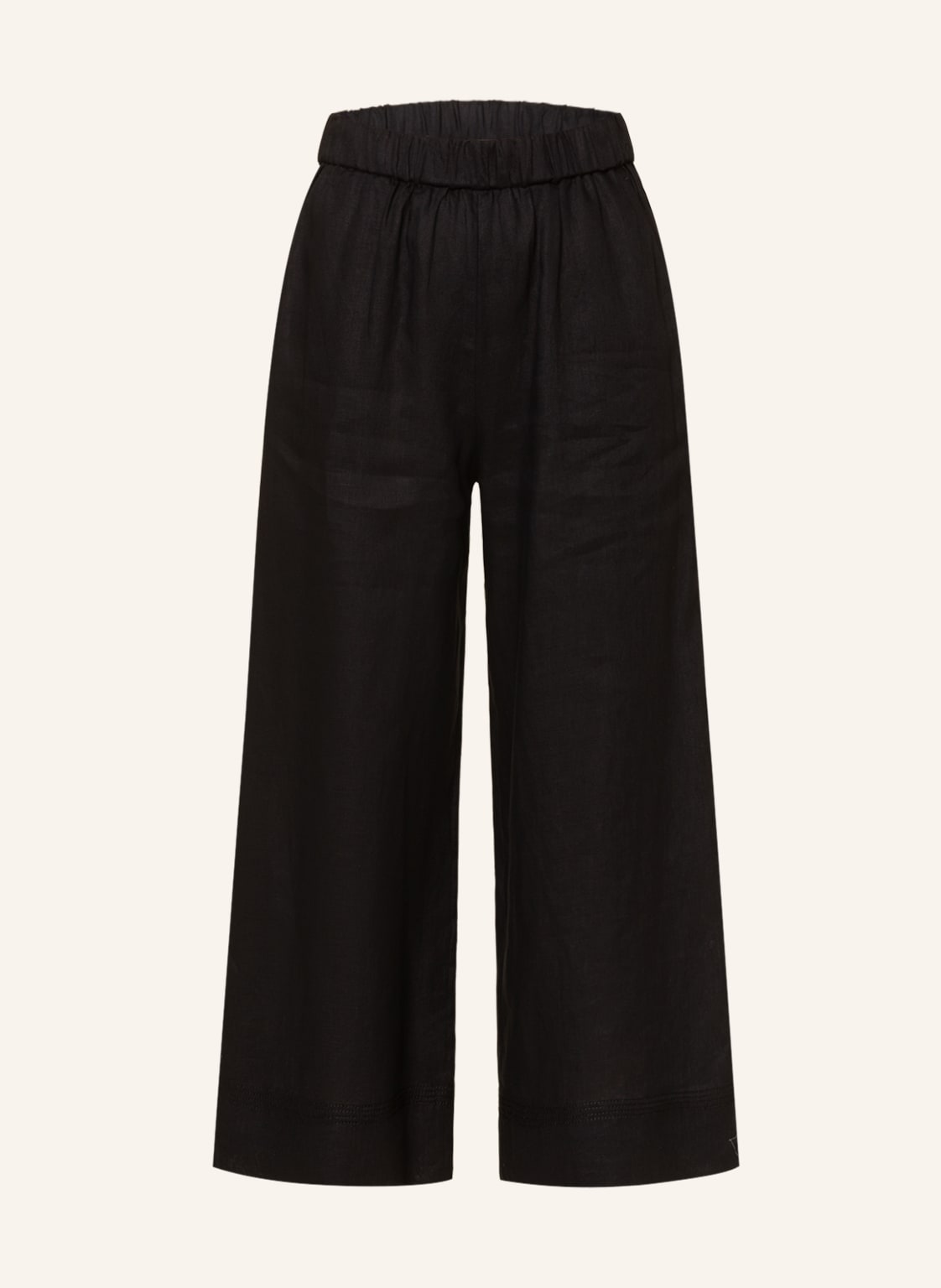 Image of Maxmara Leisure Leinen-Culotte Edmond schwarz