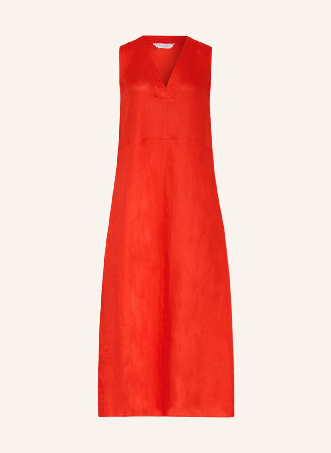 Image of Maxmara Leisure Leinenkleid Sofocle orange
