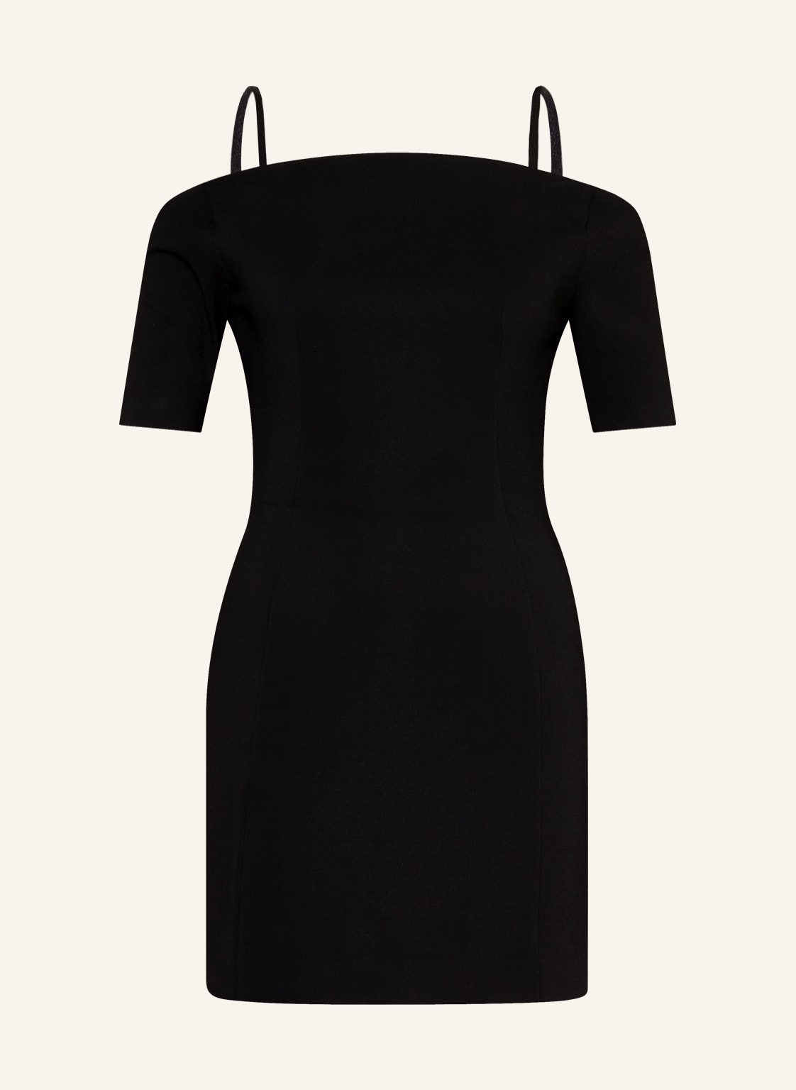 Image of Sportmax Off-Shoulder-Kleid Gesso schwarz