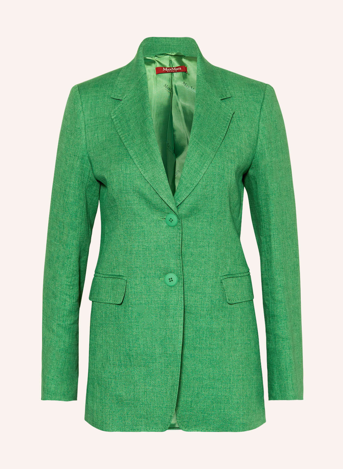 Image of Maxmara Studio Leinenblazer Teca gruen