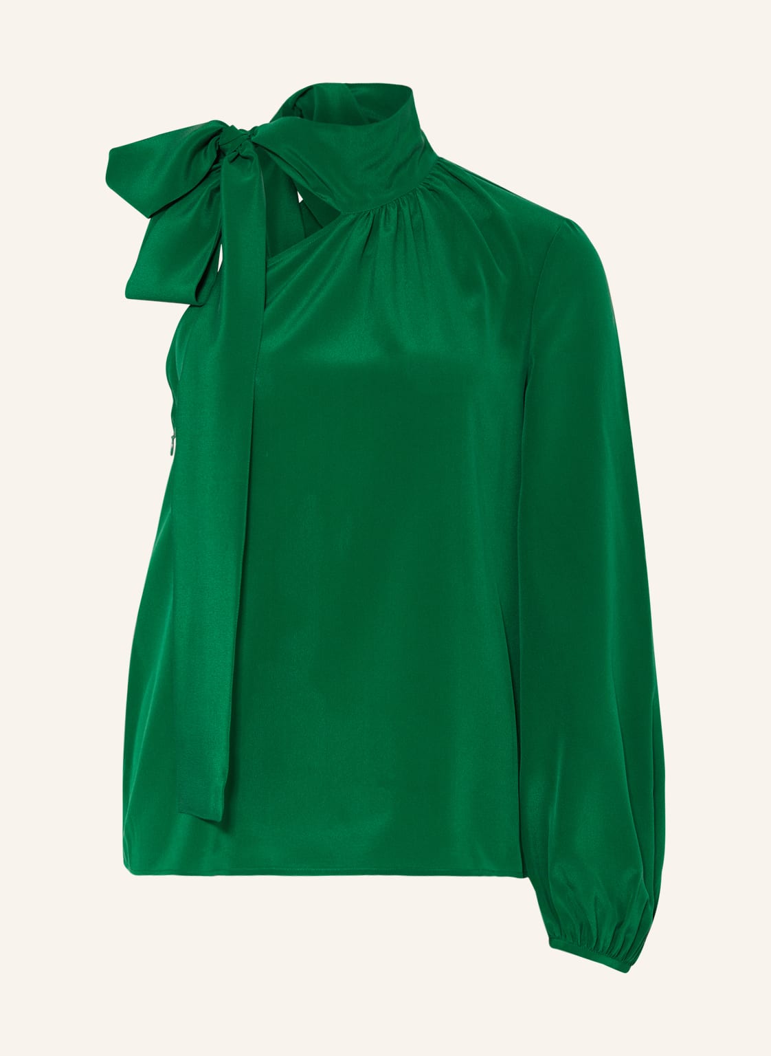 Image of Maxmara Studio One-Shoulder-Bluse Vanesio Aus Seide gruen