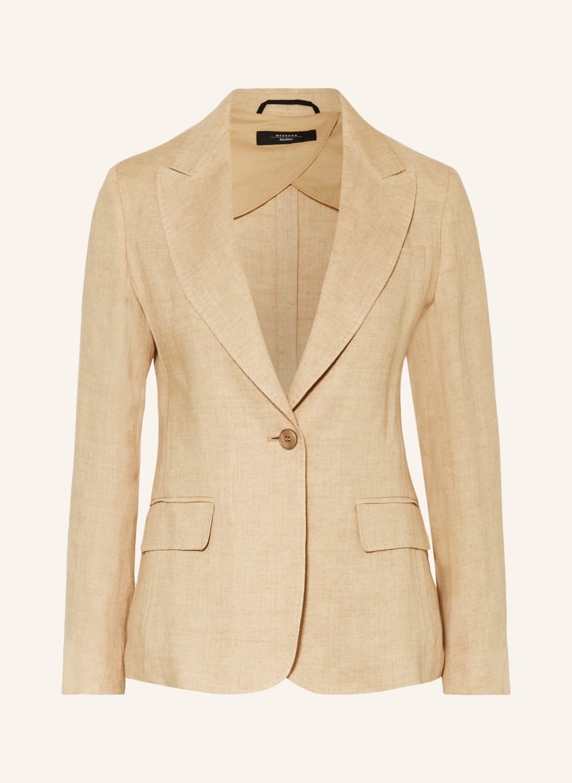 Image of Weekend Maxmara Leinenblazer Nalut beige