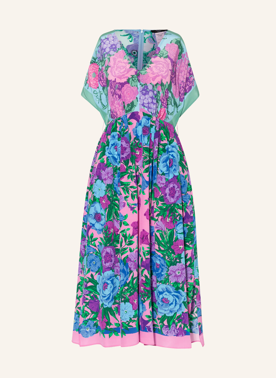 Image of Weekend Maxmara Seidenkleid Canosa blau