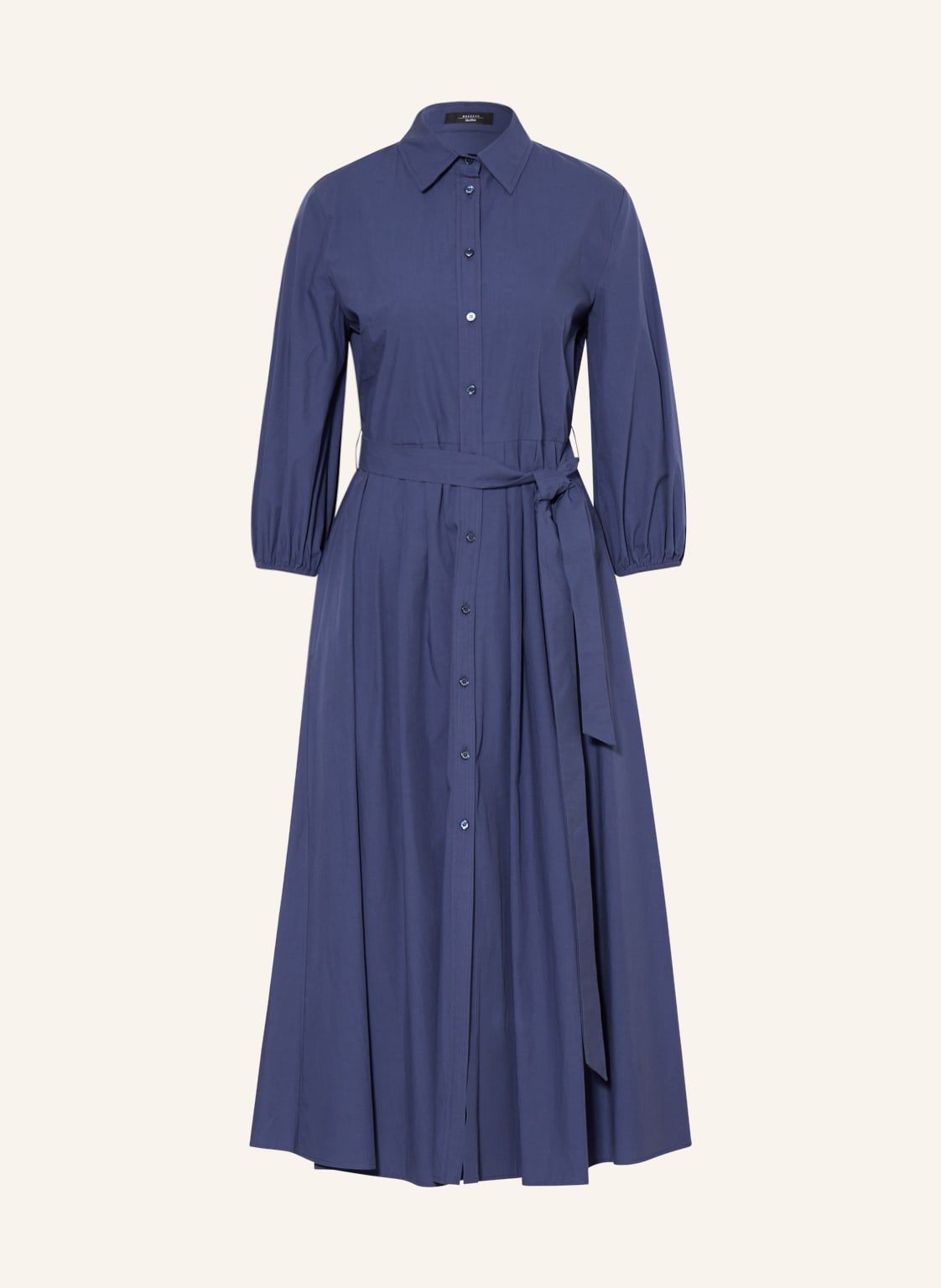 Image of Weekend Maxmara Hemdblusenkleid Abete blau