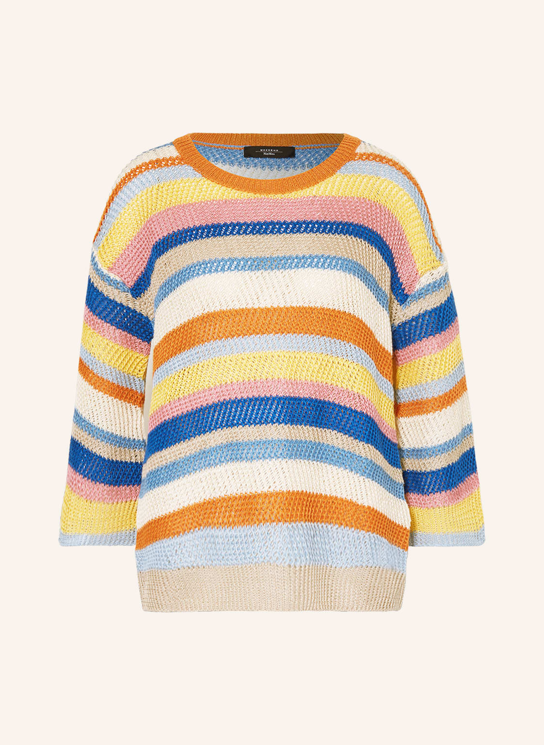 Image of Weekend Maxmara Leinenpullover blau