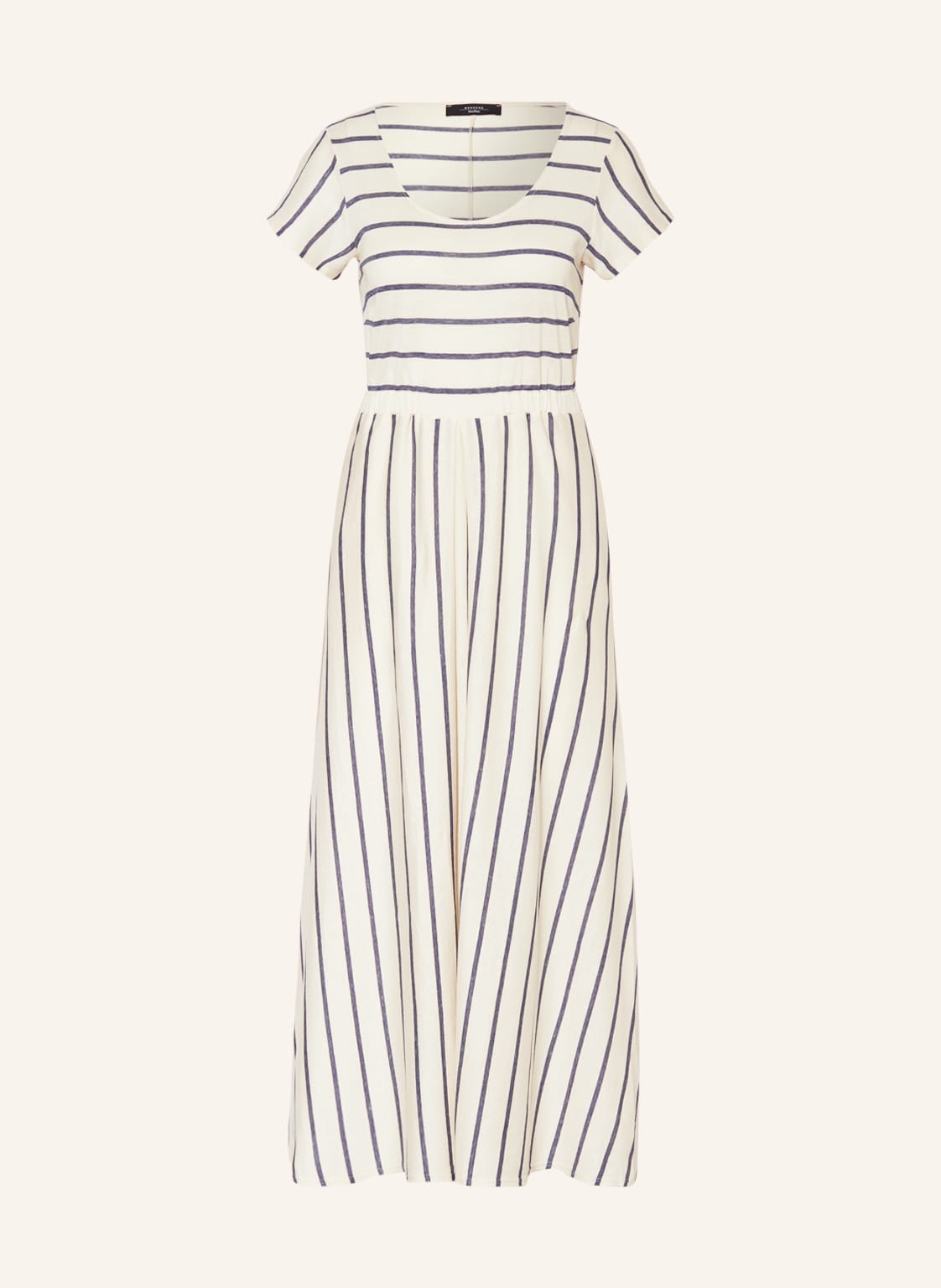 Image of Weekend Maxmara Kleid Edicola Mit Leinen weiss