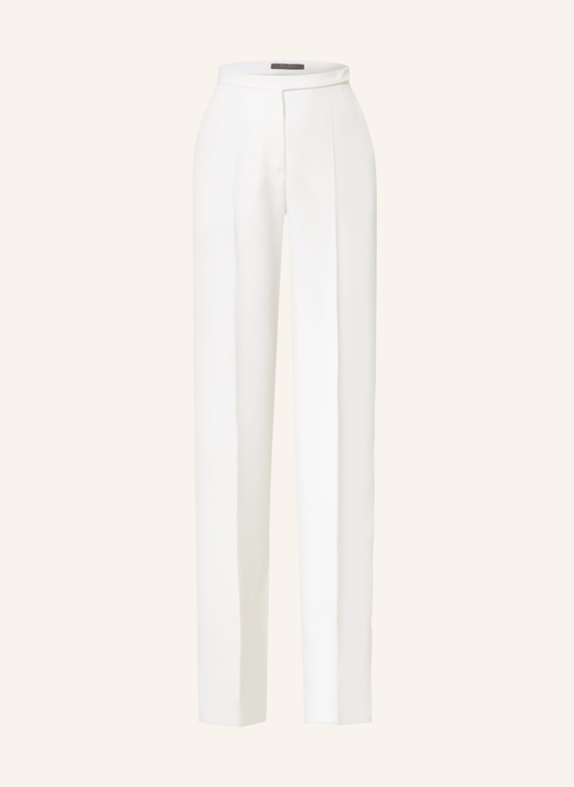 Image of Max Mara Marlenehose Galles Mit Galonstreifen weiss