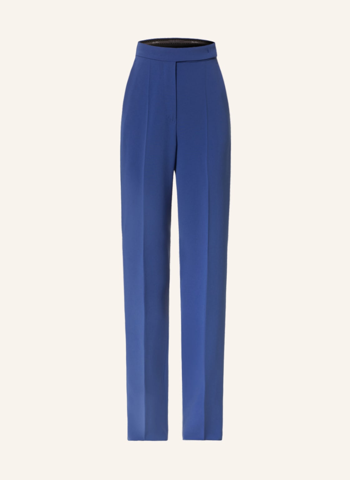 Image of Max Mara Marlenehose Galles Mit Galonstreifen blau