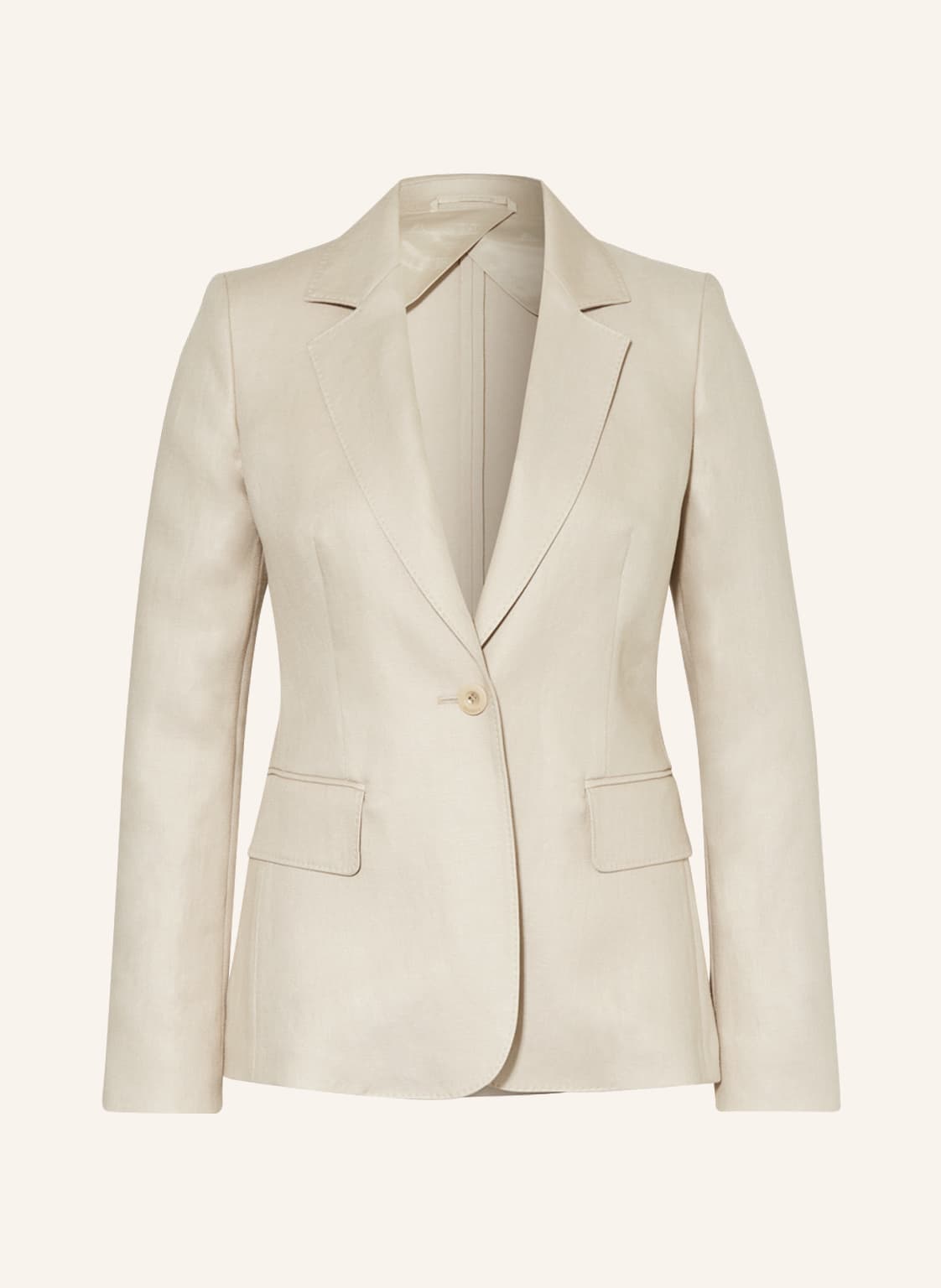 Image of Max Mara Leinenblazer Alpaca beige