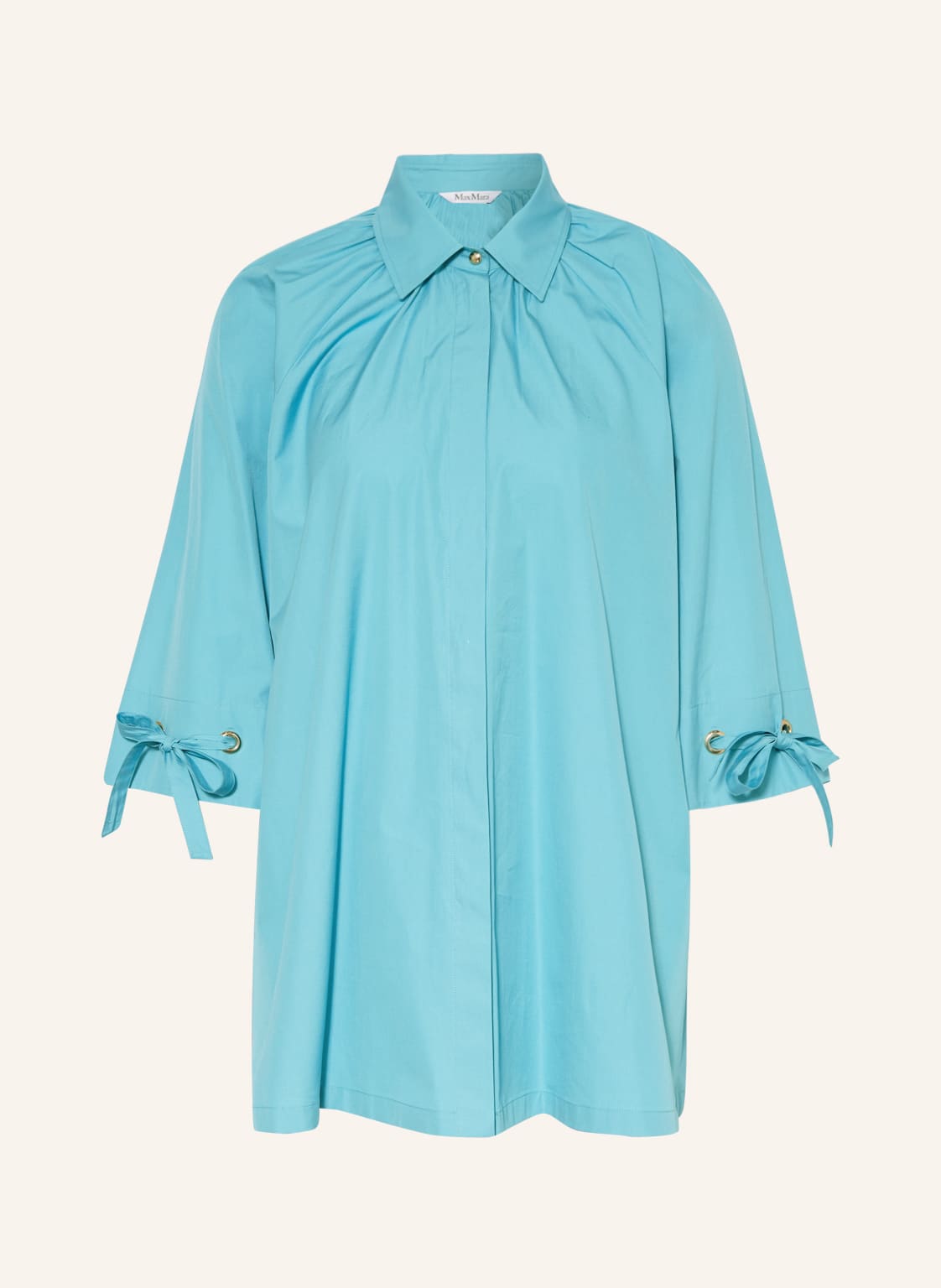 Image of Max Mara Hemdbluse Gigi Mit 3/4-Arm blau