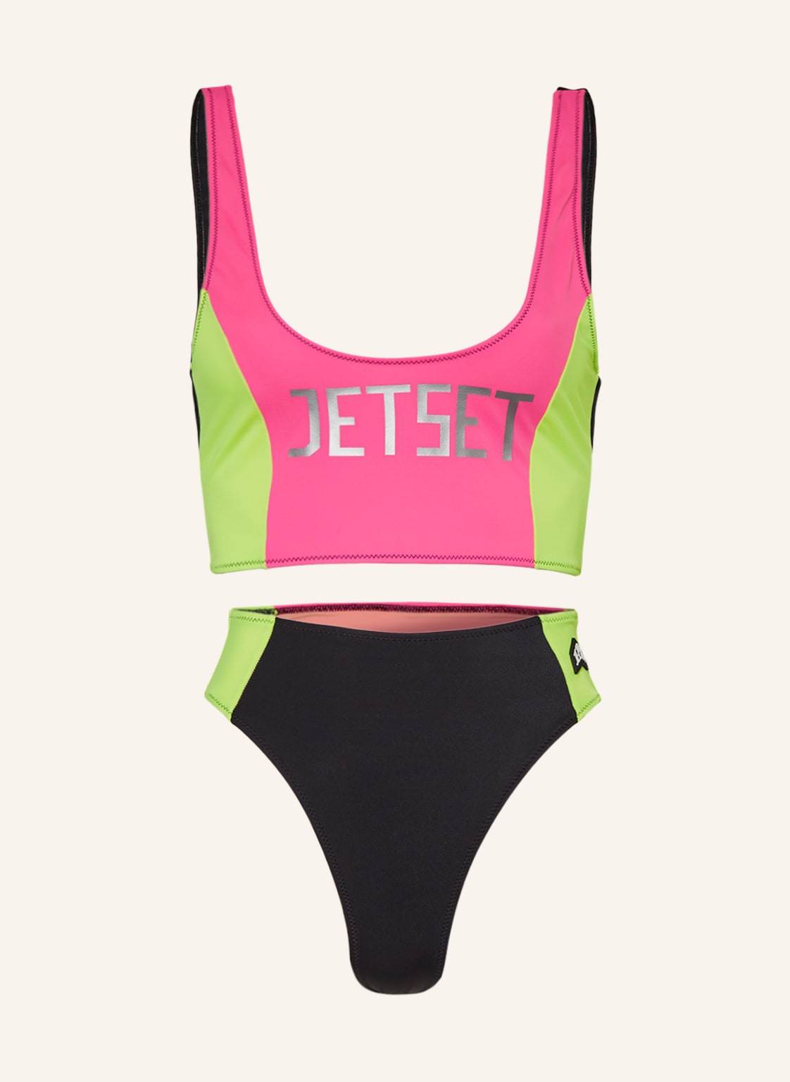 Image of Jetset Bustier-Bikini Judy pink