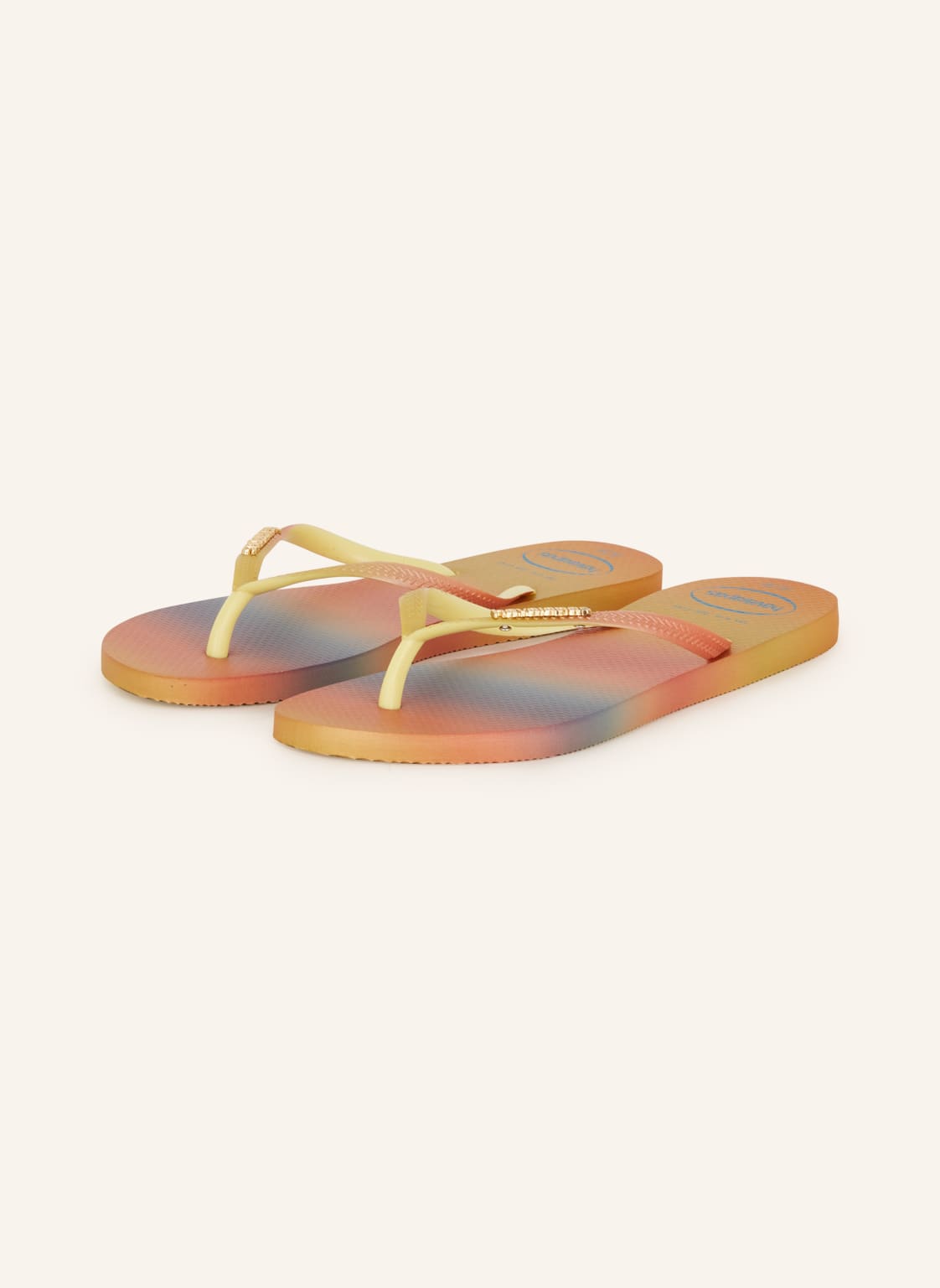 Image of Havaianas Zehentrenner Slim Gradient Sunset gelb