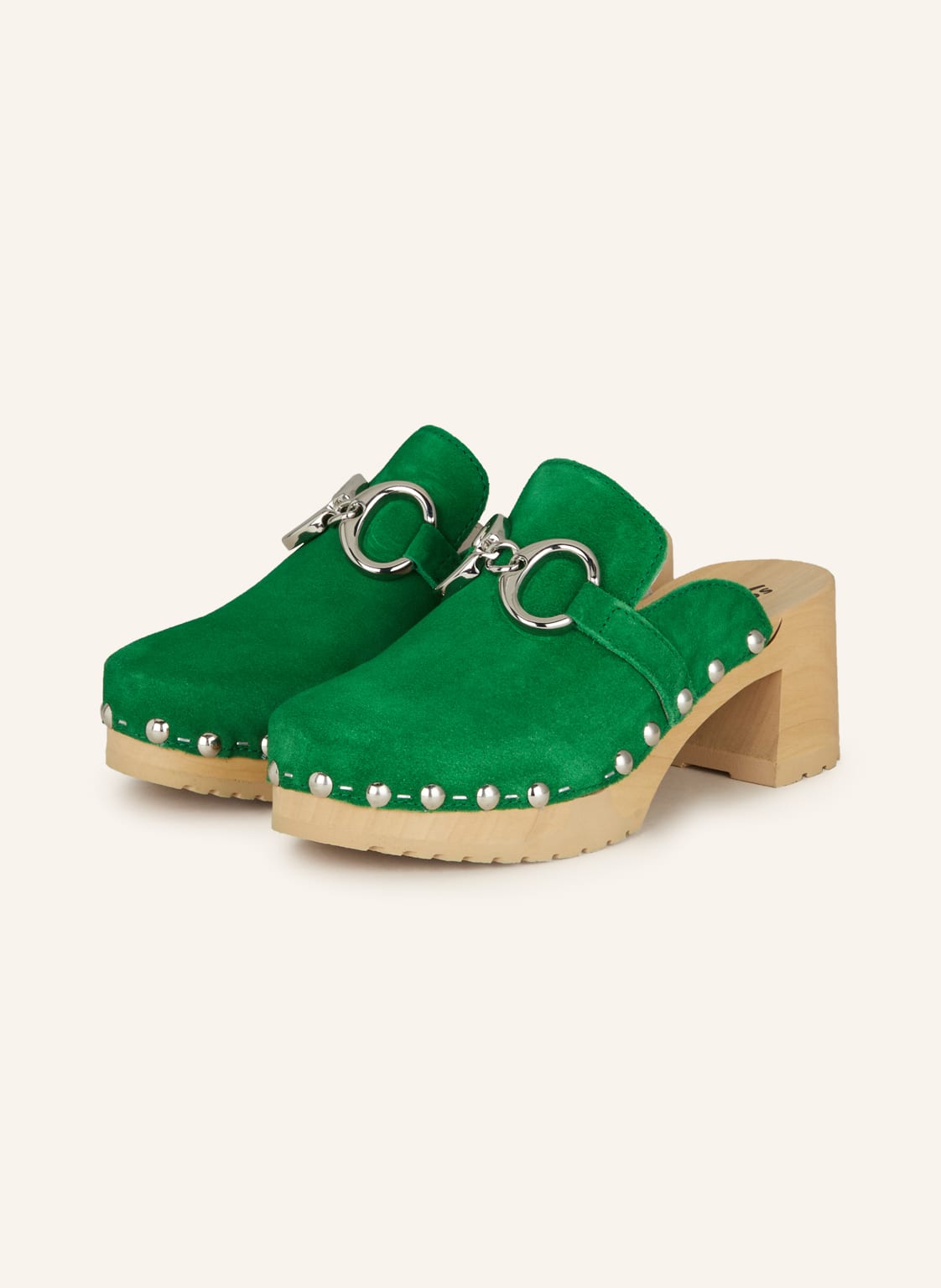 Image of Softclox Clogs Hira gruen