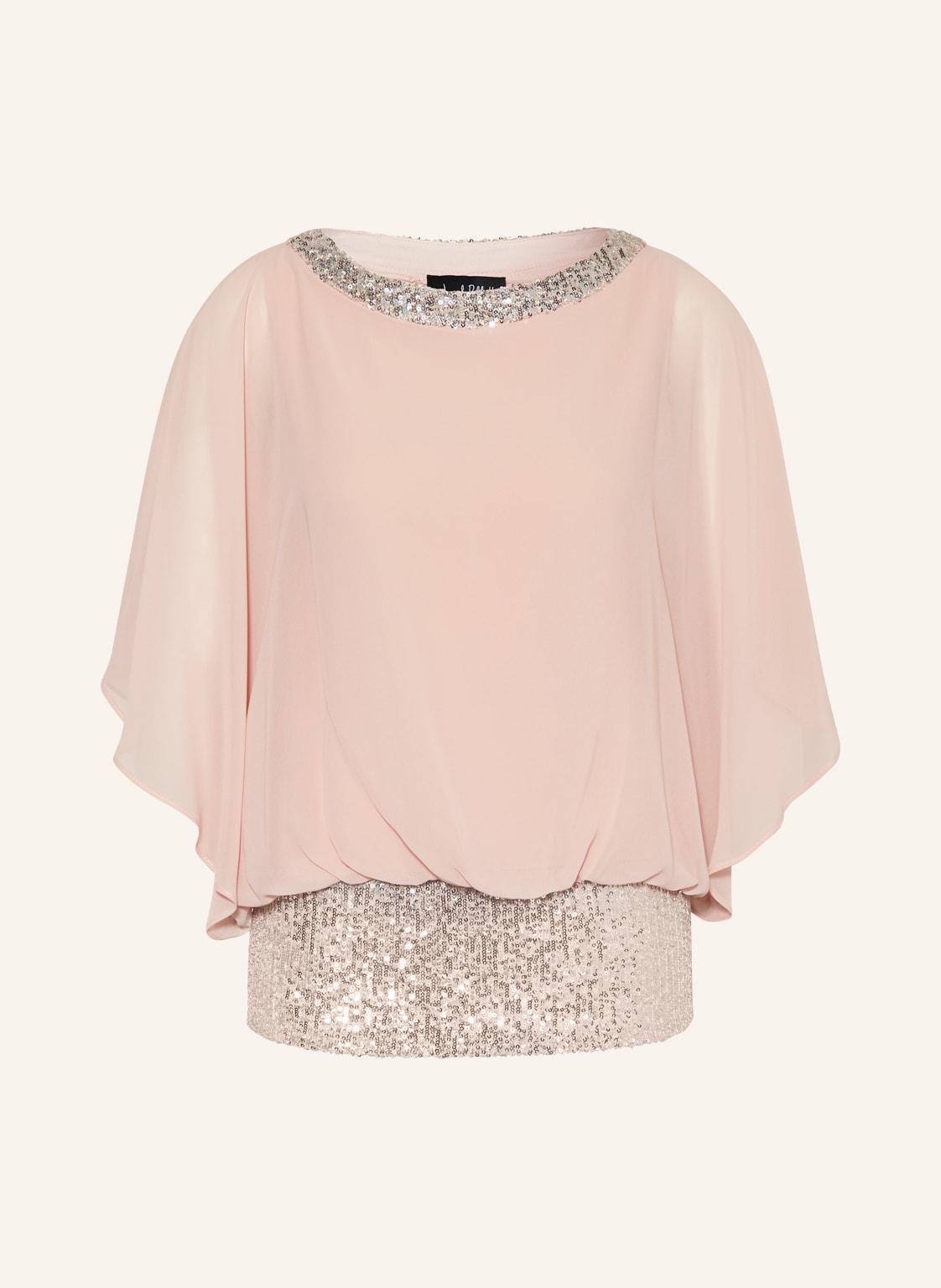 Image of Joseph Ribkoff Signature Blusenshirt Mit Pailletten rosa