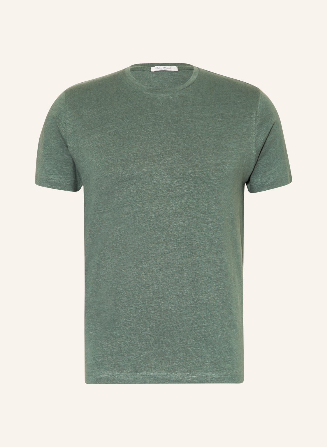 Image of Stefan Brandt T-Shirt Aus Leinen gruen