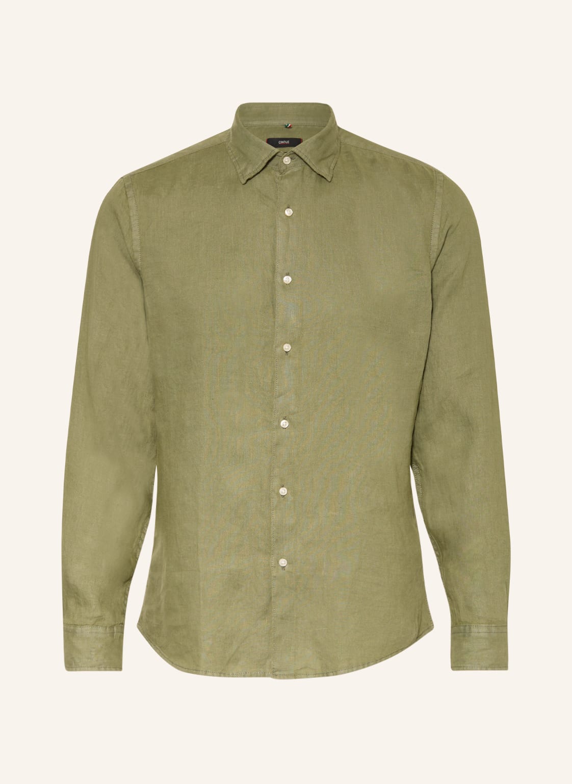 Image of Cinque Leinenhemd Cisteve Slim Fit gruen