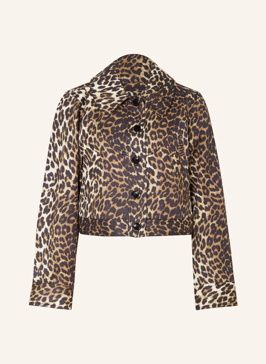 Image of Ganni Jacke beige