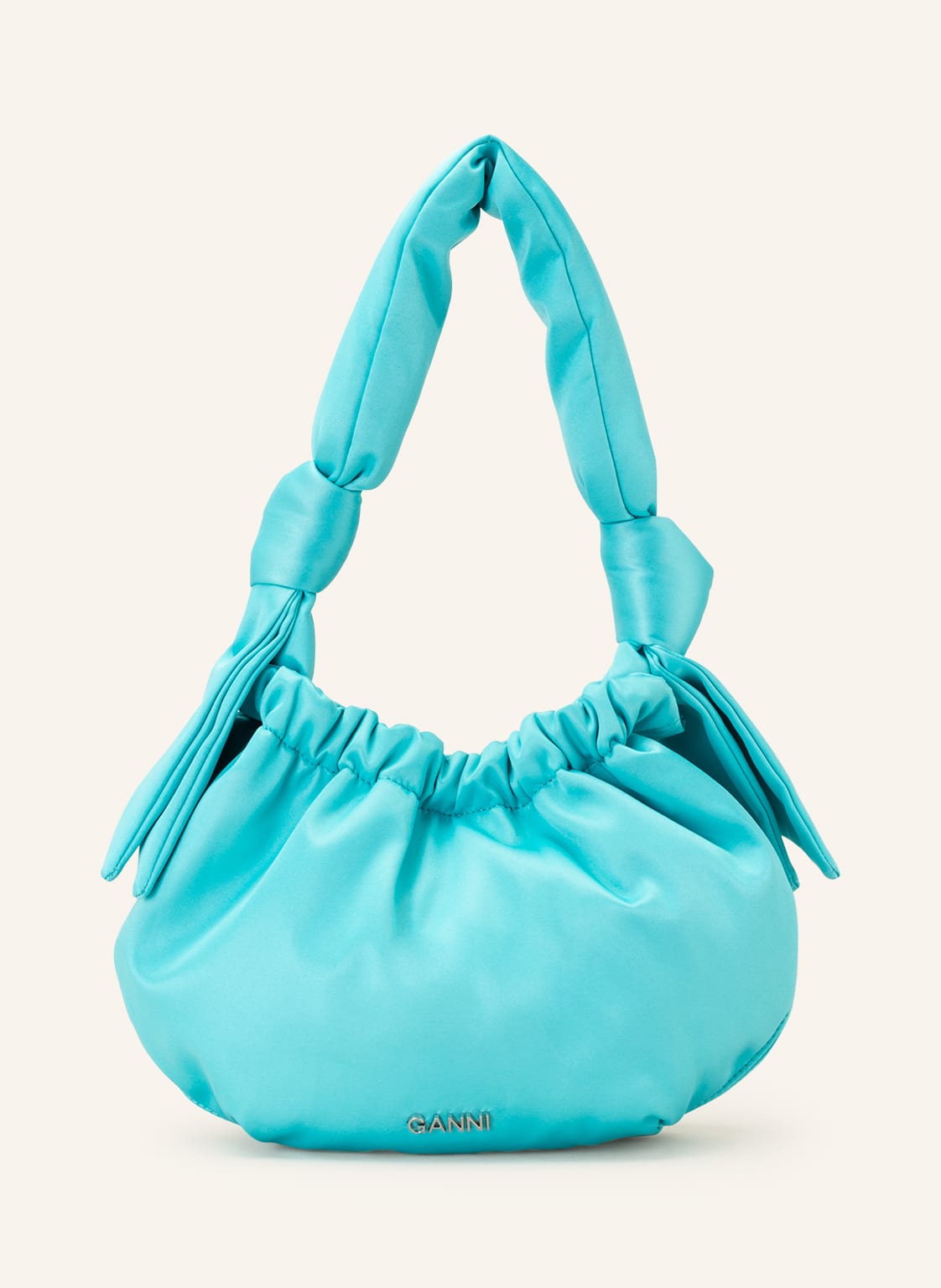 Image of Ganni Hobo-Bag Occasion blau