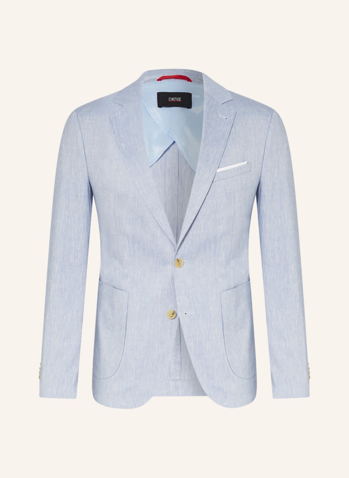 Image of Cinque Sakko Cidati Extra Slim Fit Mit Leinen blau