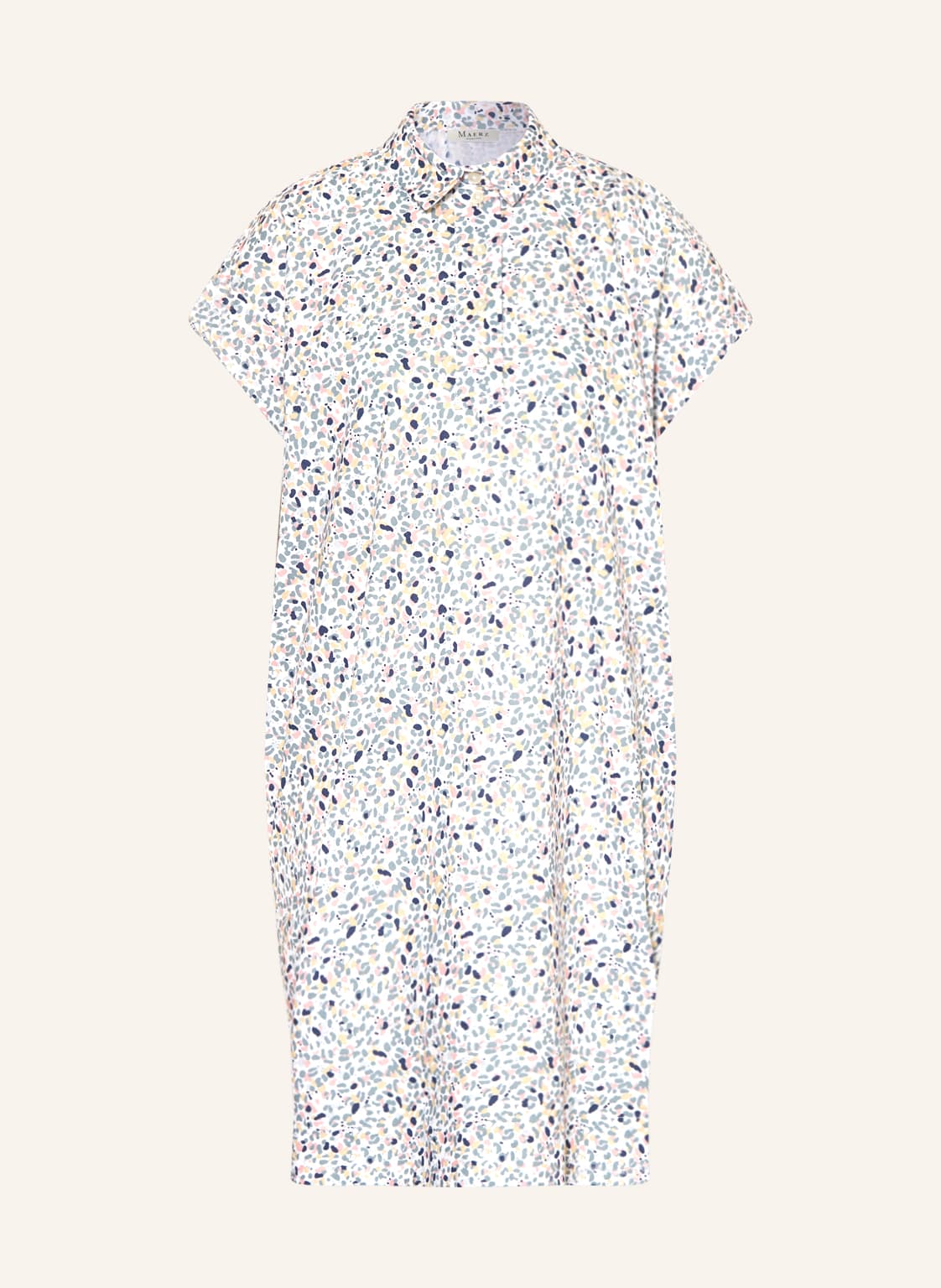 Image of Maerz Muenchen Kleid Mit Leinen weiss