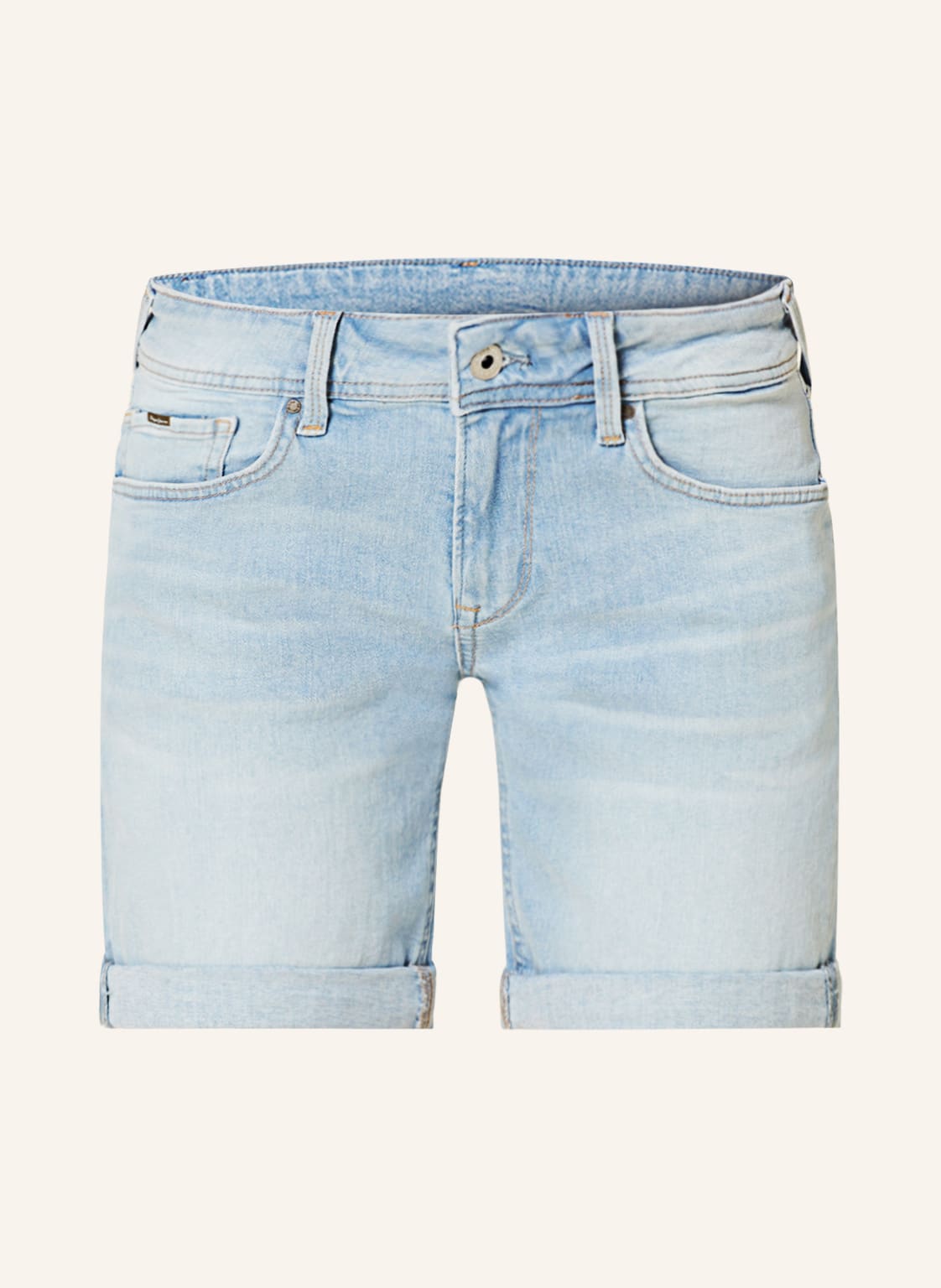 Image of Pepe Jeans Jeansshorts Poppy blau