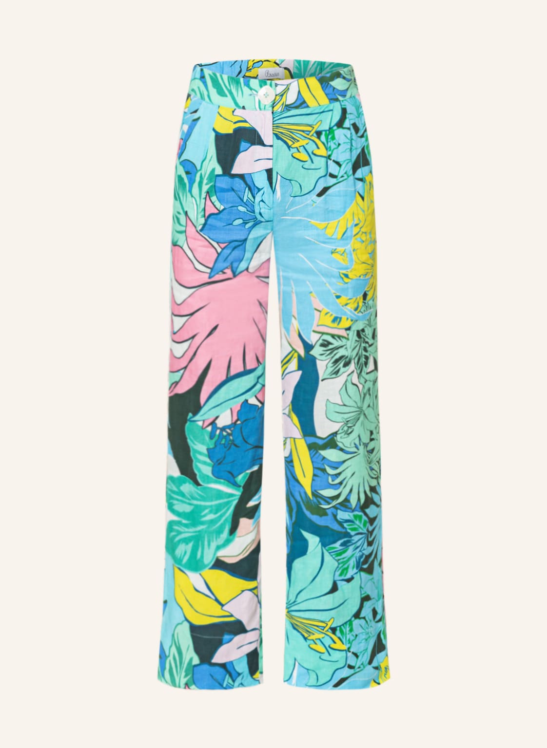 Image of Princess Goes Hollywood Marlenehose Aus Leinen blau