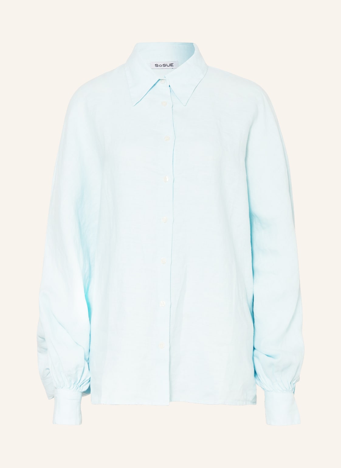 Image of Sosue Oversized-Hemdbluse Antonia blau