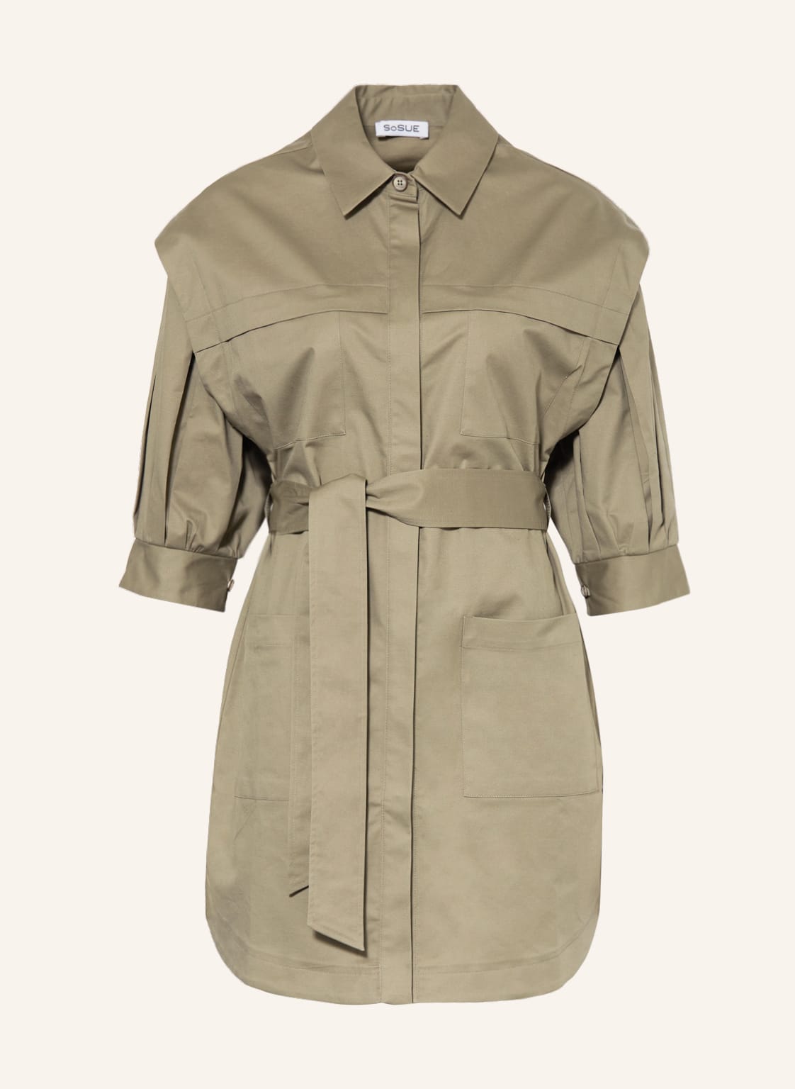 Image of Sosue Hemdblusenkleid Australia gruen